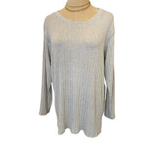 Malloy + Millie USA Grey Sweater Top Shirt L/XL